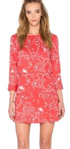 Current/Elliott Cut Out Red Bandana Dress 1